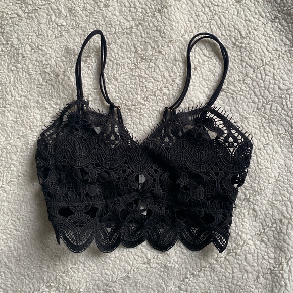 Anothropologie Viviette Lace Bralette Top - Picture 10 of 10